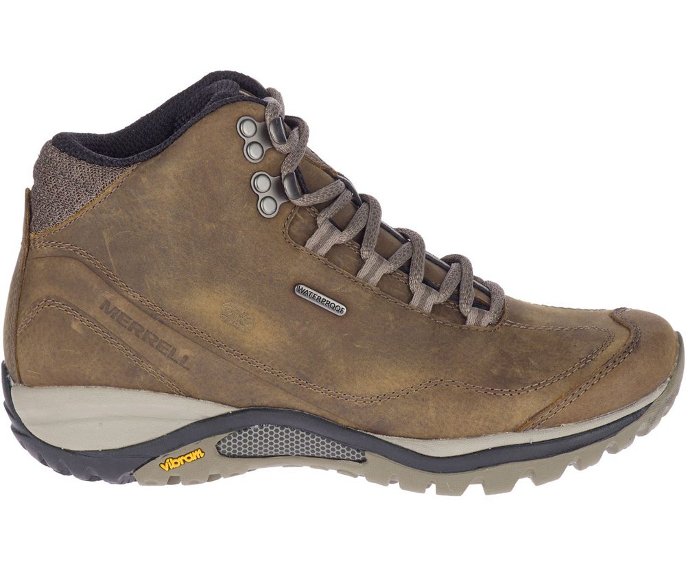 Merrell Boots Brown - Siren Traveller 3 Mid Waterproof - Womens 25ZTADKVH